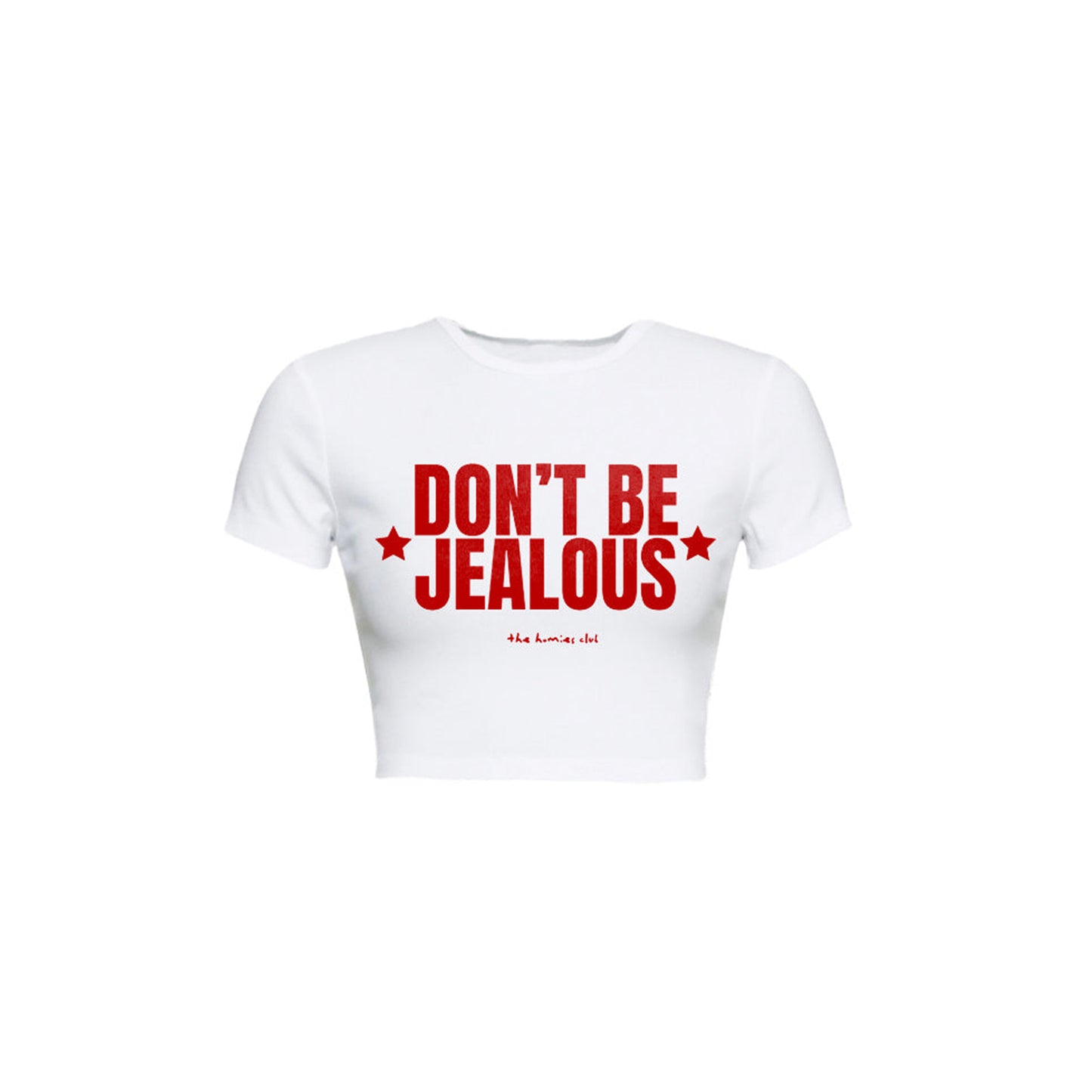 Babe Top Dont Be Jealous Biały