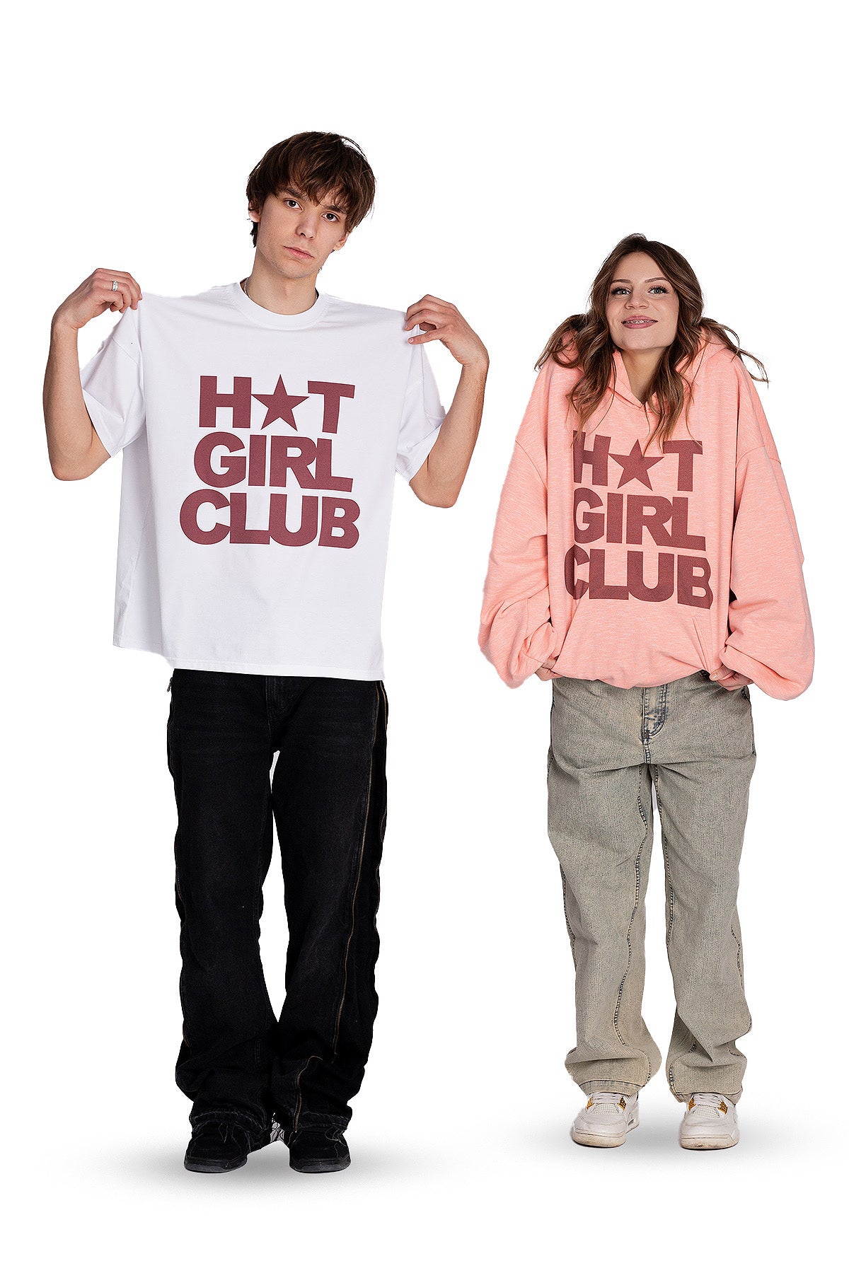 Koszulka Hot Girl Club Biała