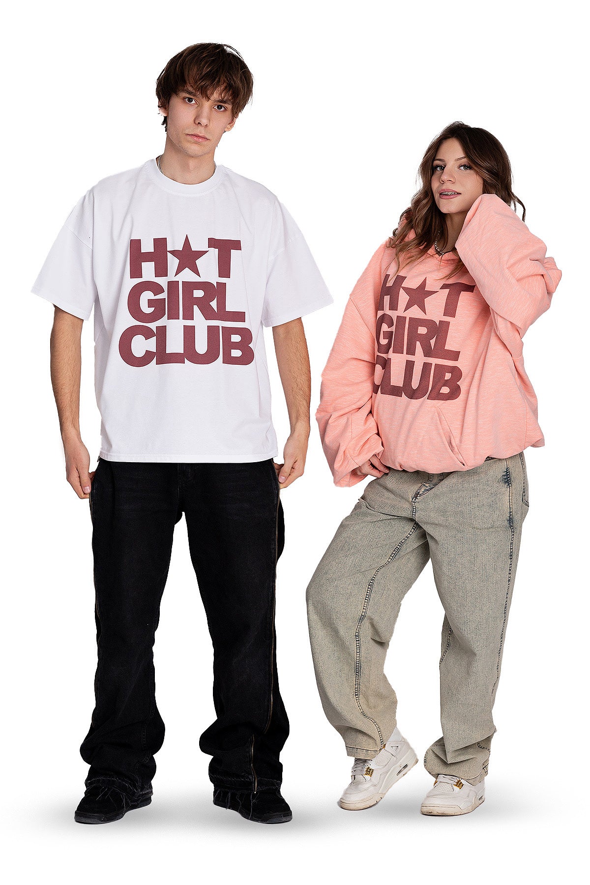 Koszulka Hot Girl Club Biała