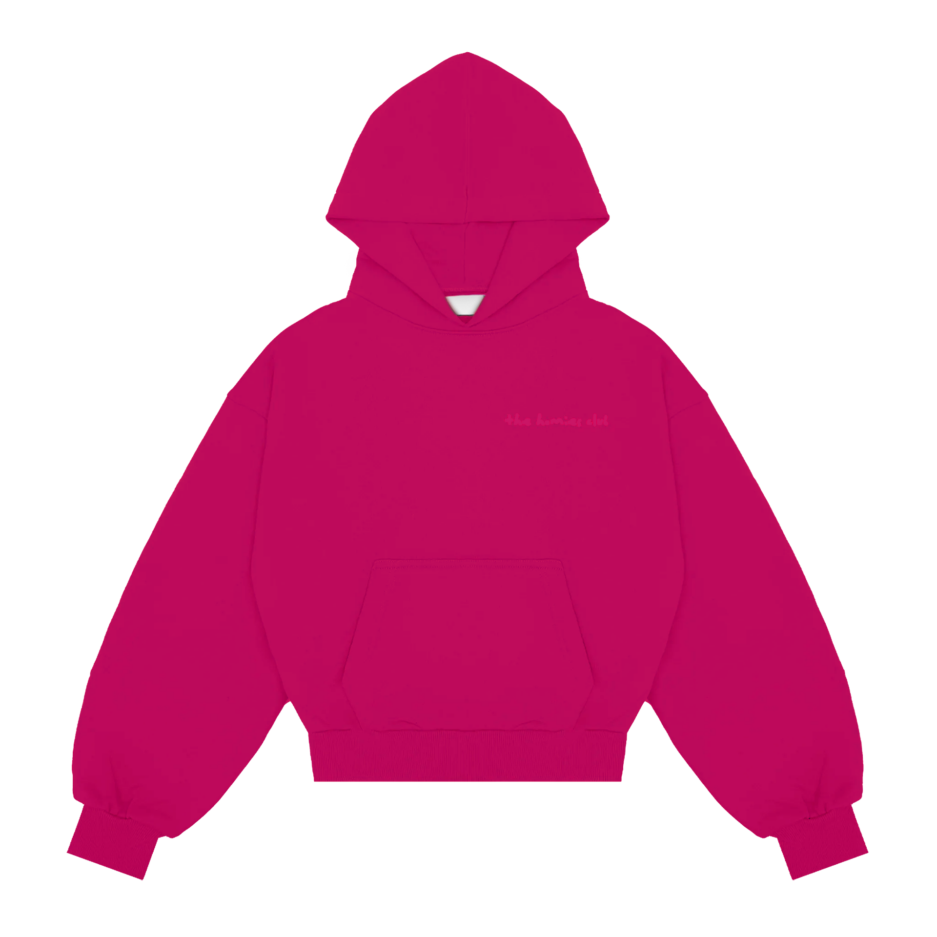 Basic Dark Fuchsia Hoodie