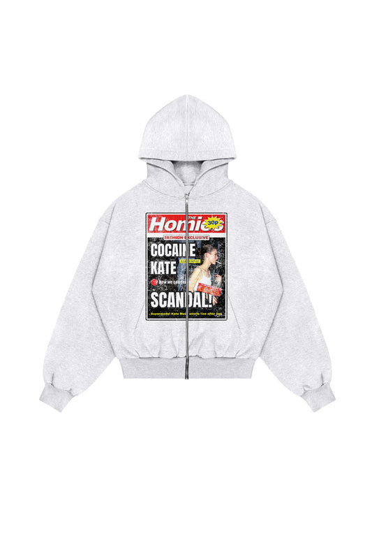 Bluza Zip Katies Scandal Szara