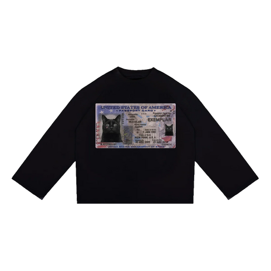 Longsleeve License Wide Sleeve Czarny