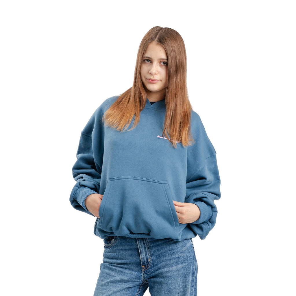 Basic Blue Kapuzenpullover