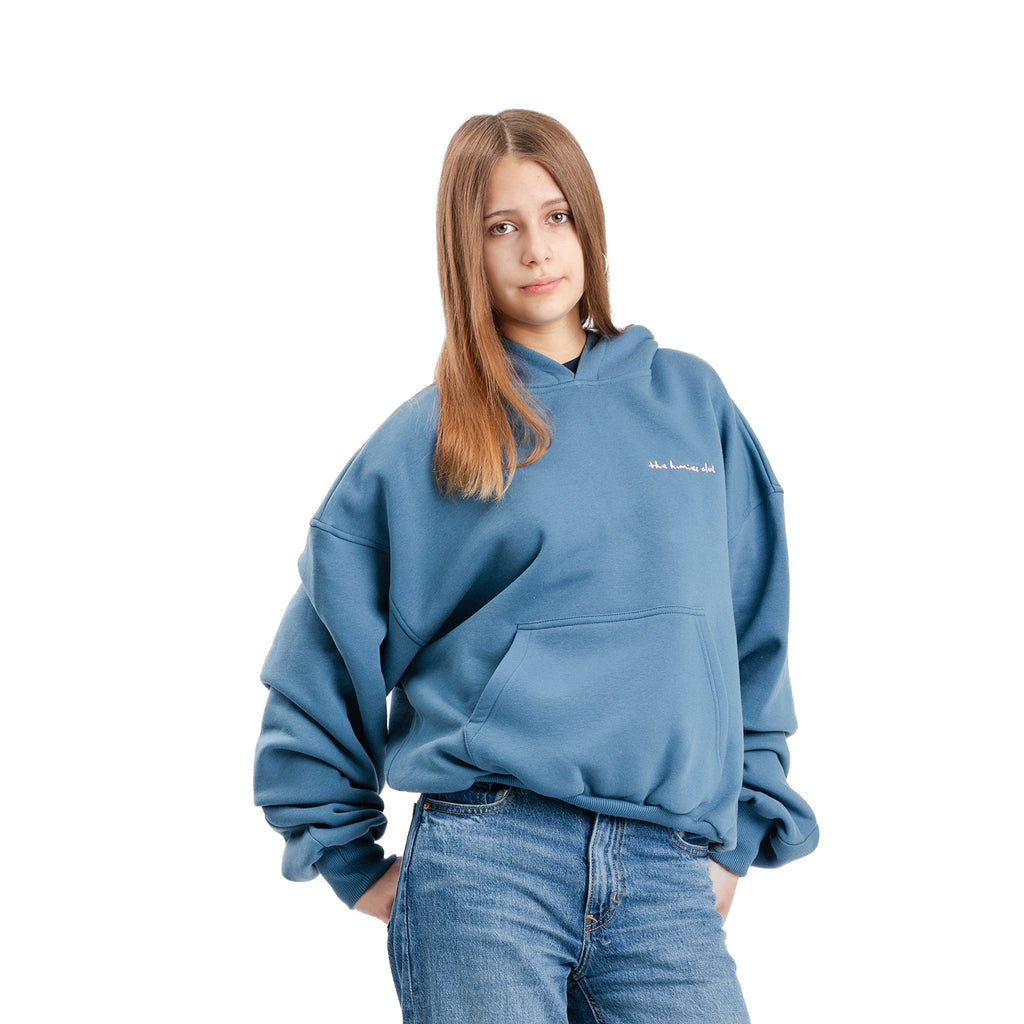 Basic Blue Kapuzenpullover