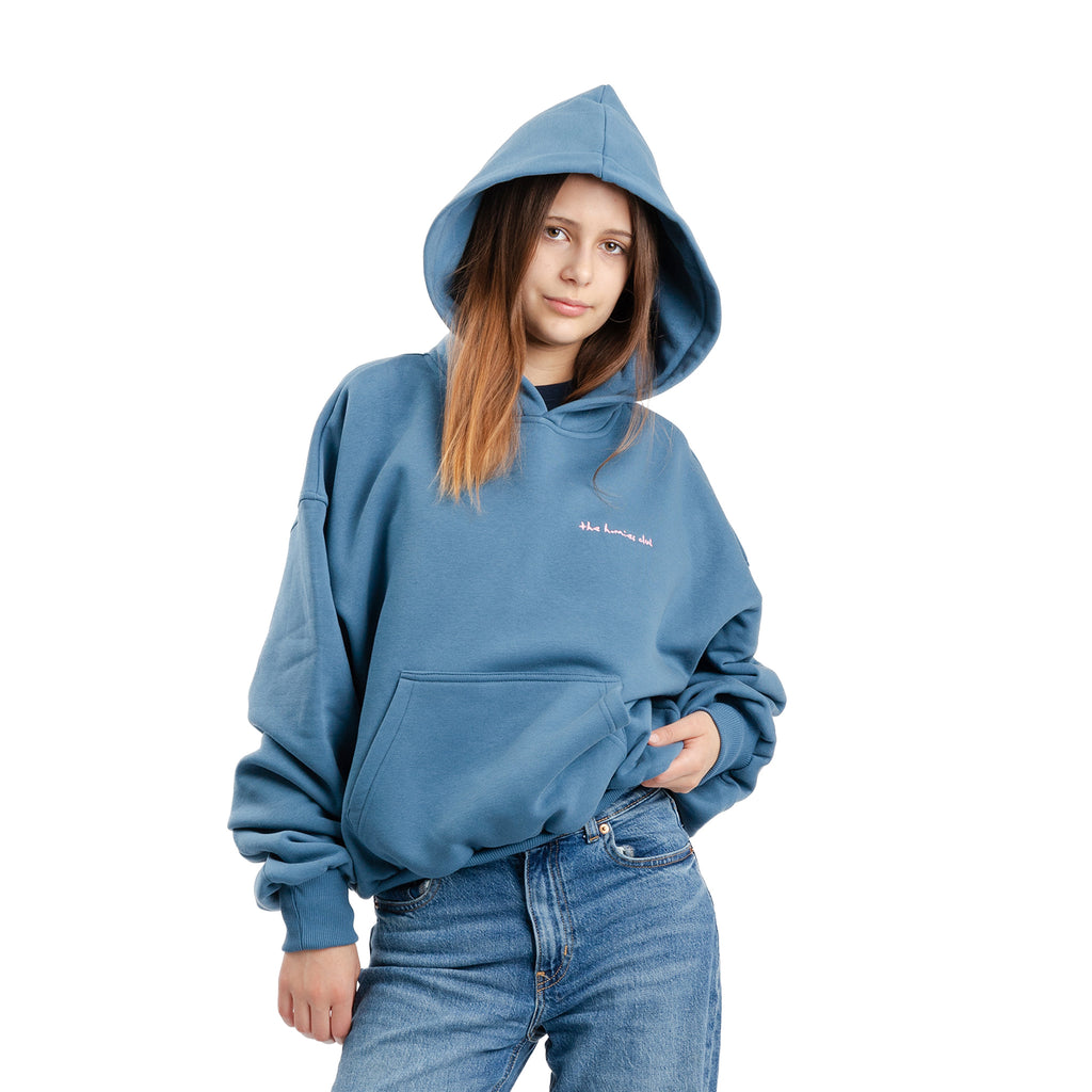 Basic Blue Kapuzenpullover
