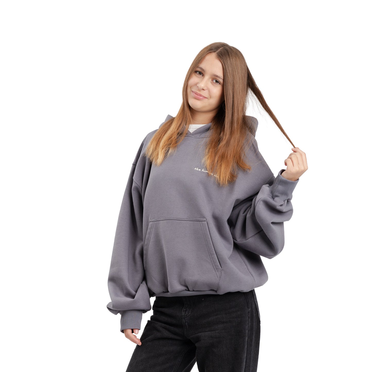 Basic Graphite Hoodie