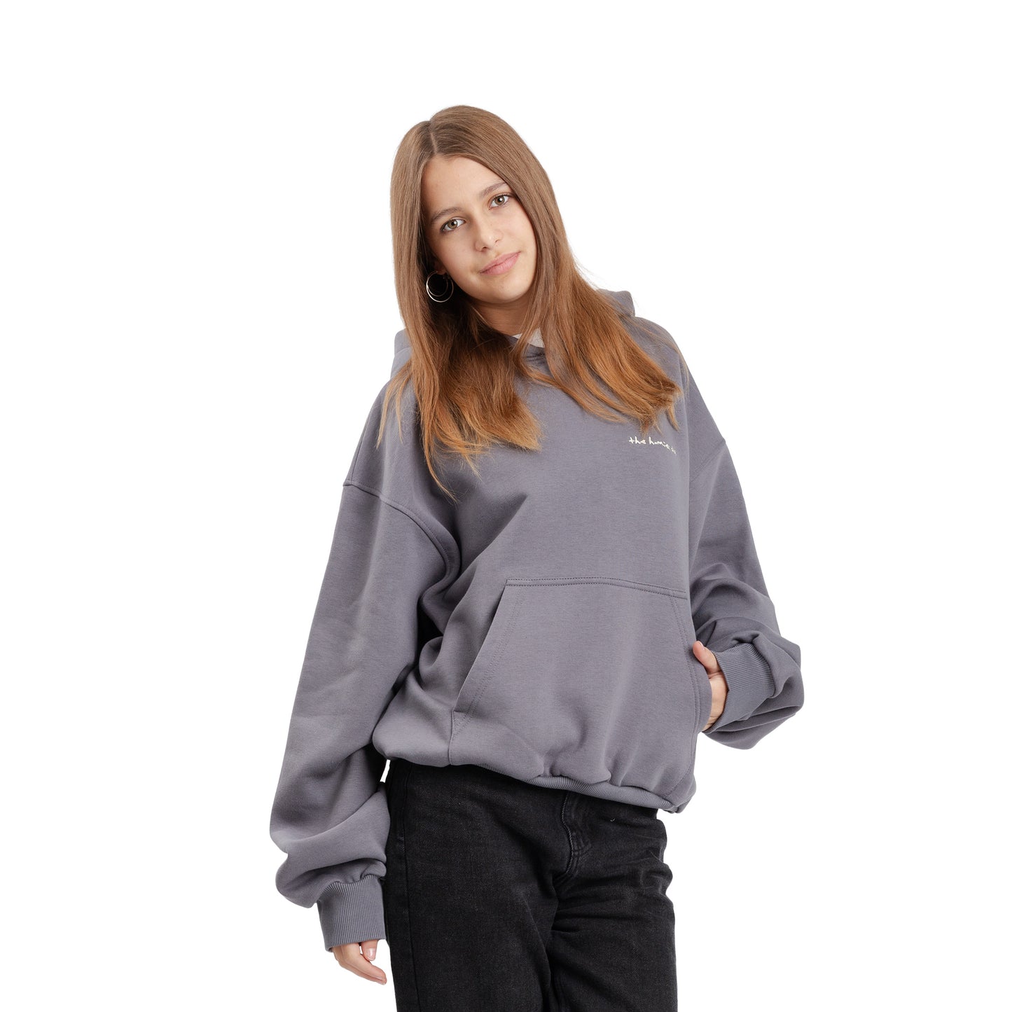 Basic Graphite Hoodie