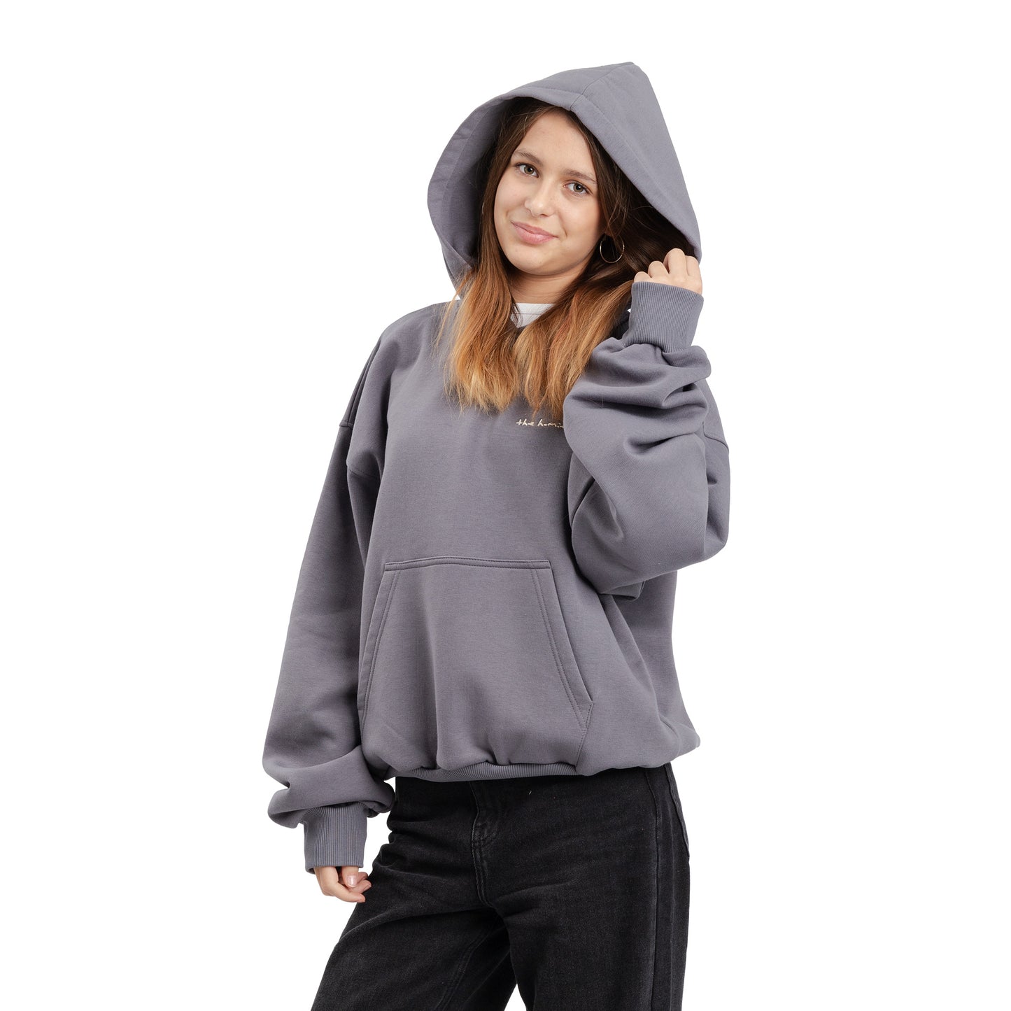 Basic Graphite Hoodie