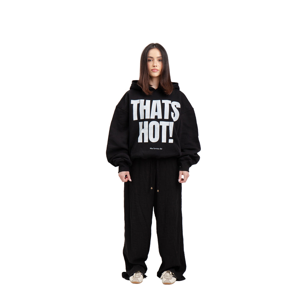 Sweatshirt "That's Hot" Schwarz