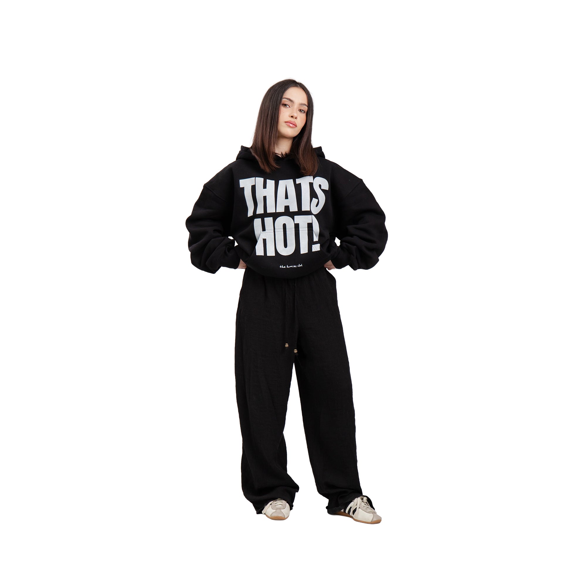 Sweatshirt "That's Hot" Schwarz