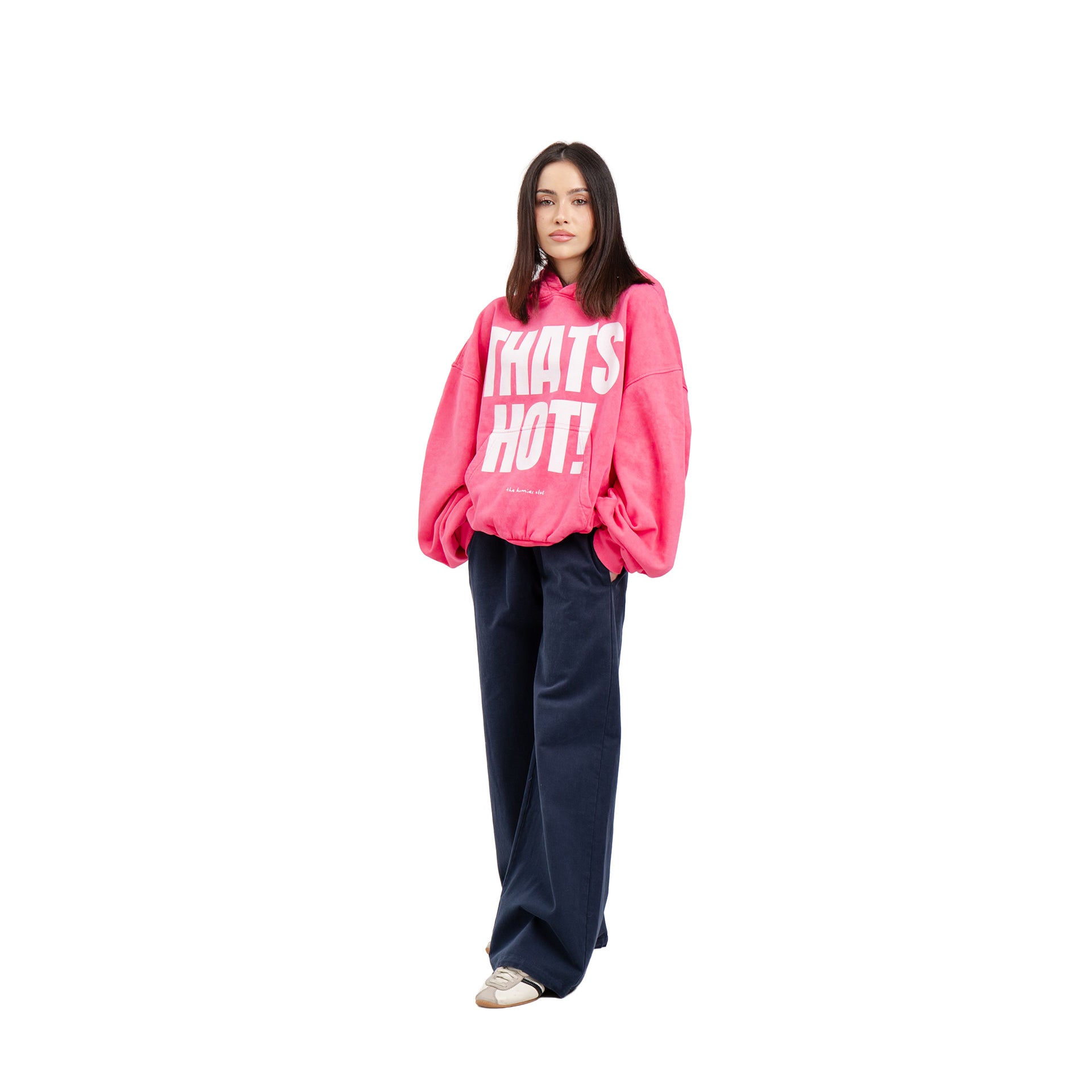 Hoodie That's Hot! Fuchsia Washed