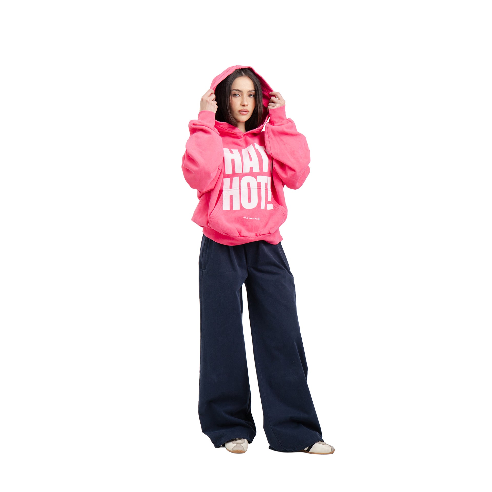 Hoodie That's Hot! Fuchsia Washed