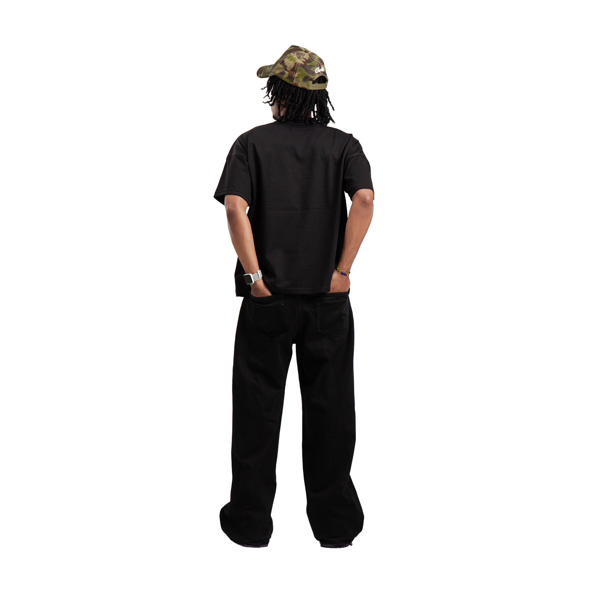 T-Shirt Lizenz Schwarz