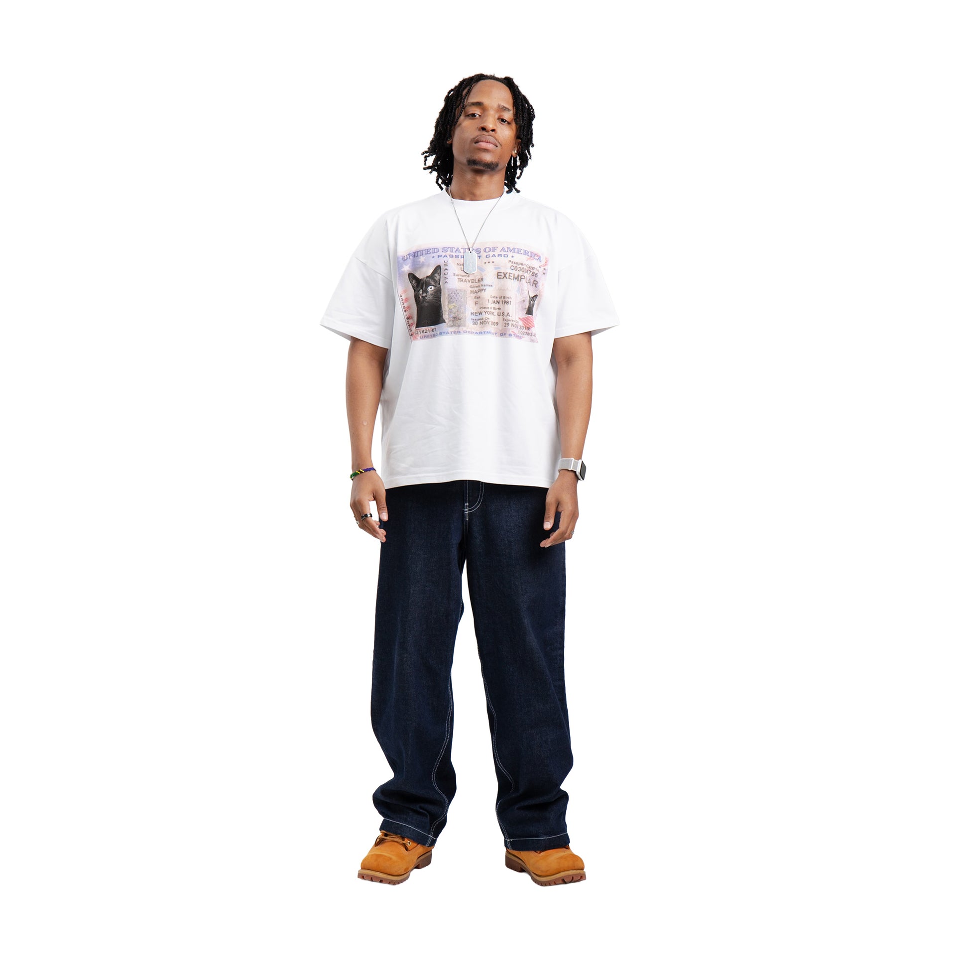 T-Shirt Lizenz Weiß