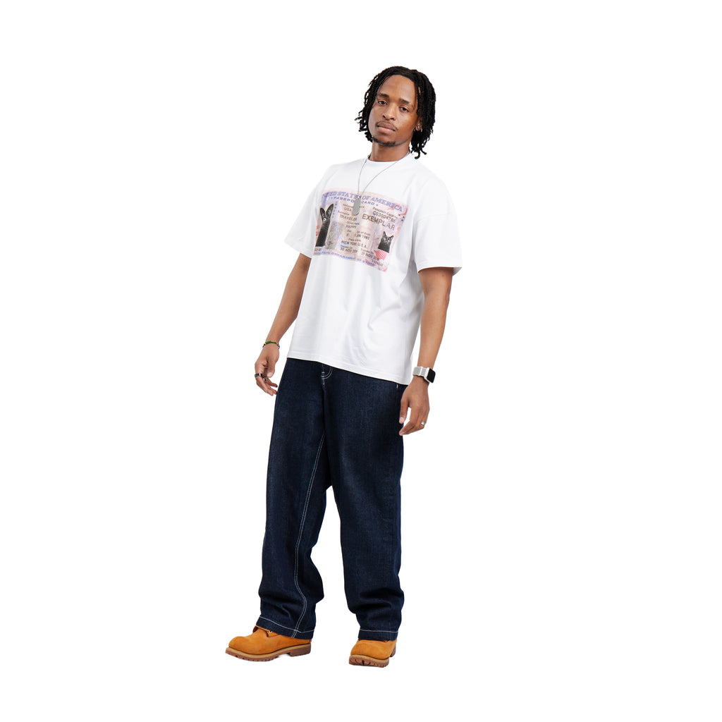 T-Shirt Lizenz Weiß