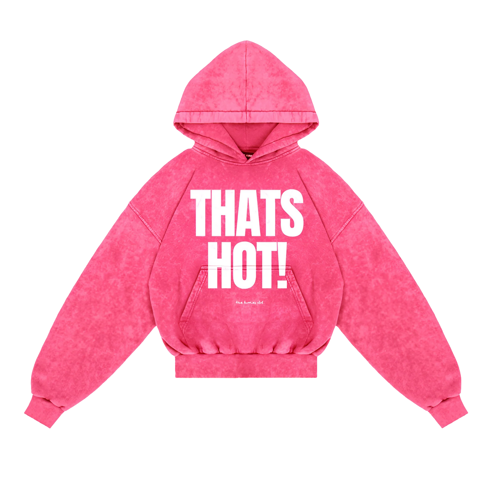 Hoodie That's Hot! Fuchsia Washed