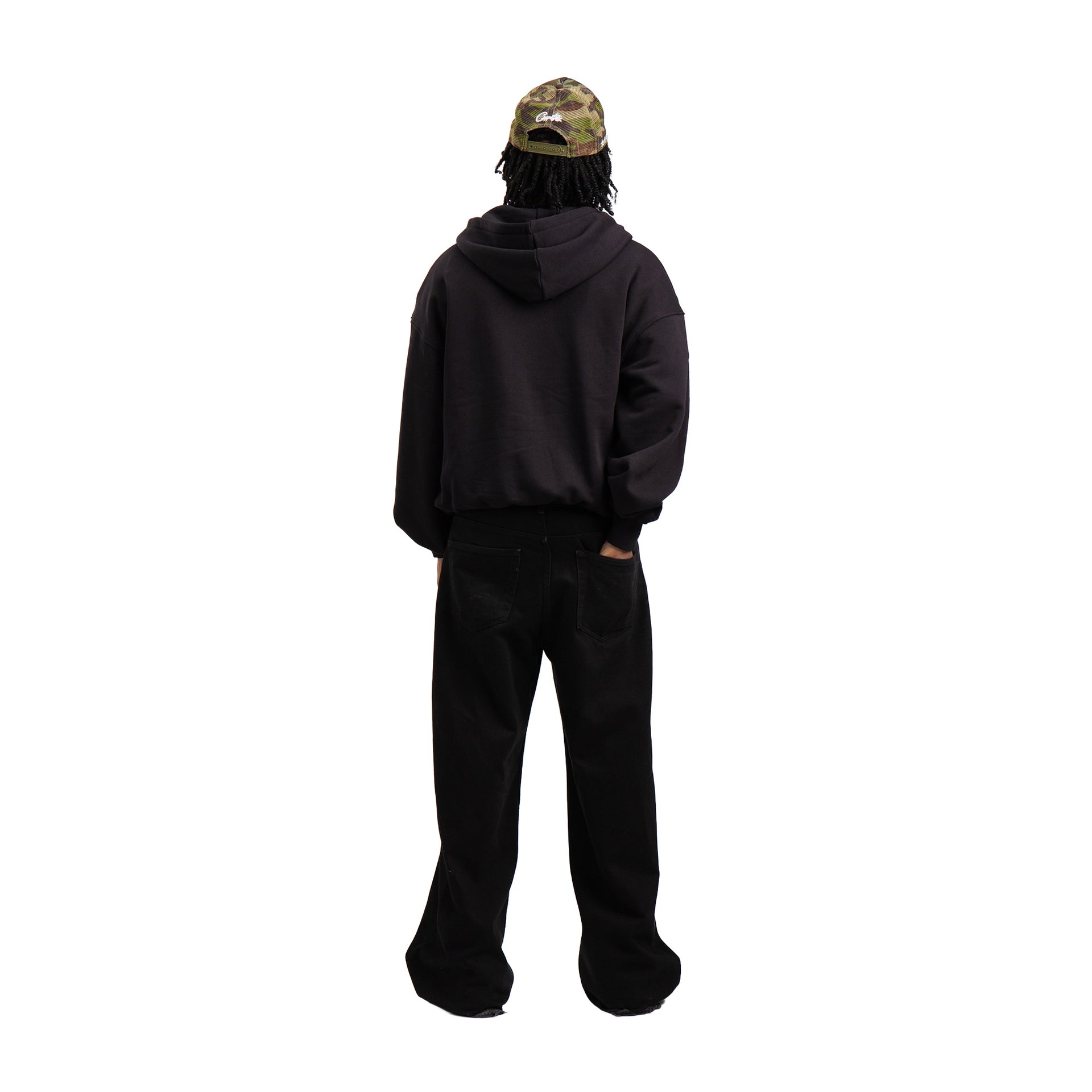 Zip Hoodie License Schwarz