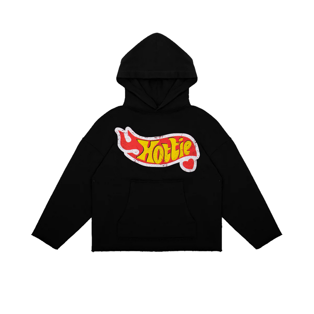 Kapuzenpullover Hoodie Hottie Schwarz