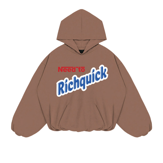 Bluza Need To Richquick Brązowa