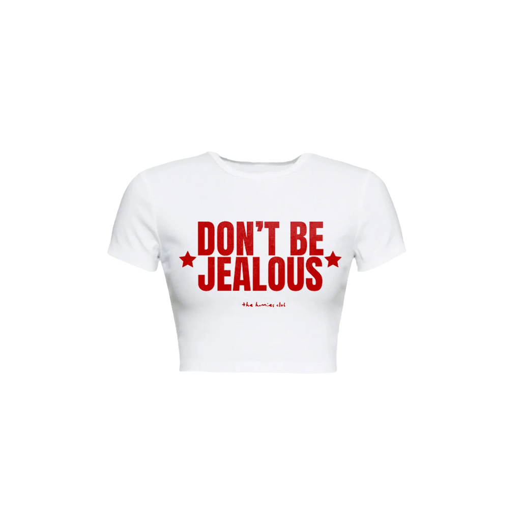 Babe Top Don't Be Jealous Weiß