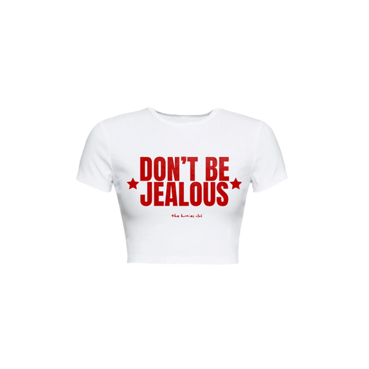 Babe Top Dont Be Jealous Biały