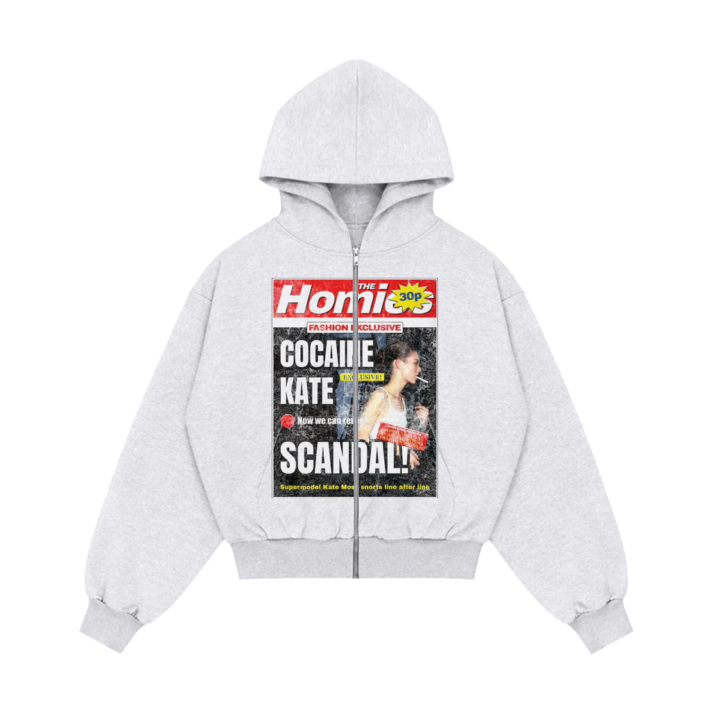 Bluza Zip Katies Scandal Szara