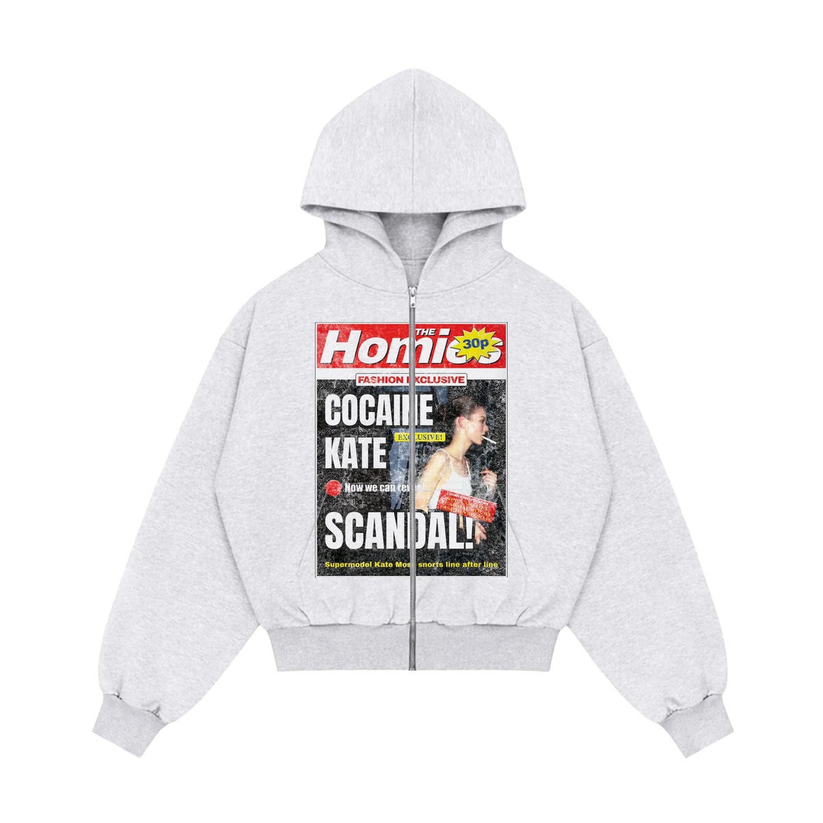 Bluza Zip Katies Scandal Szara