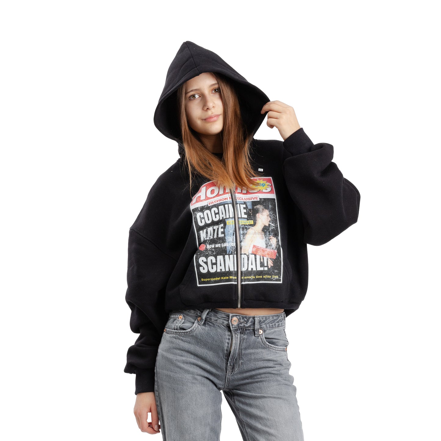 Bluza Zip Katies Scandal Czarna