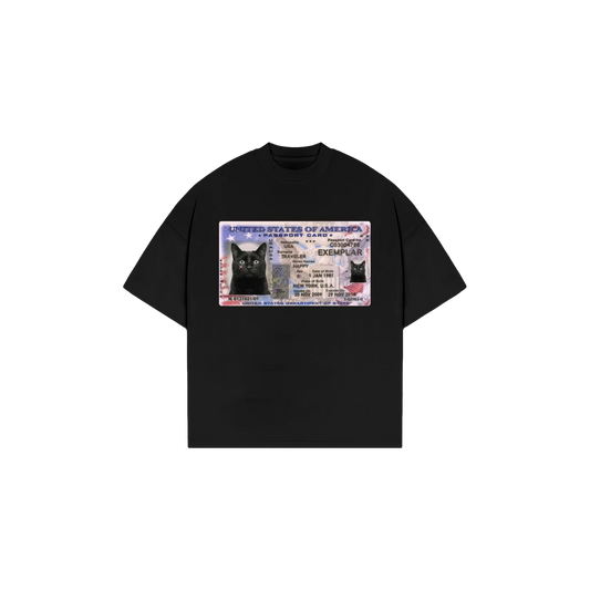 T-Shirt License Black