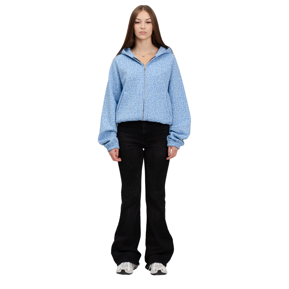 Bluza Zip CHEETS Błękitna