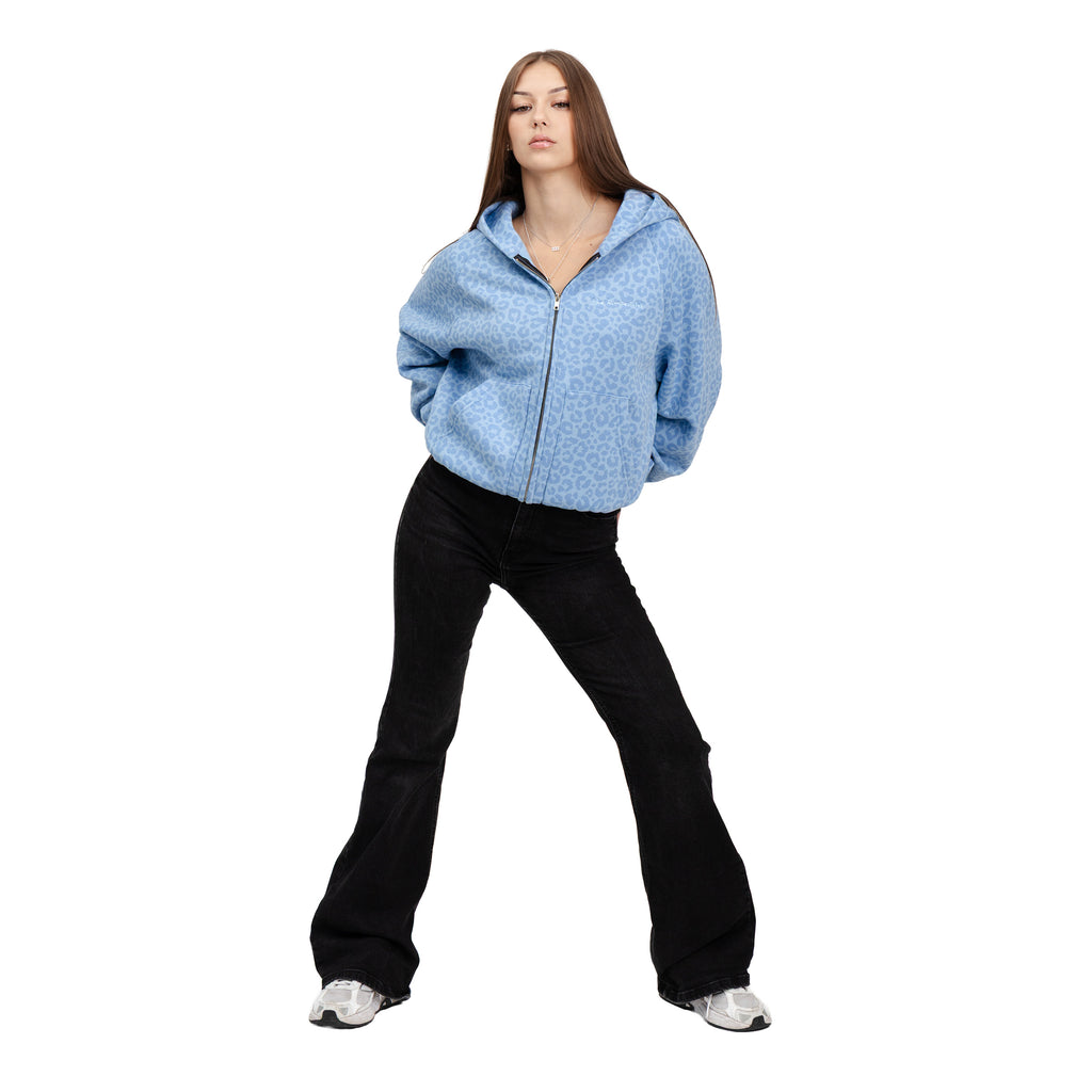 Bluza Zip CHEETS Błękitna