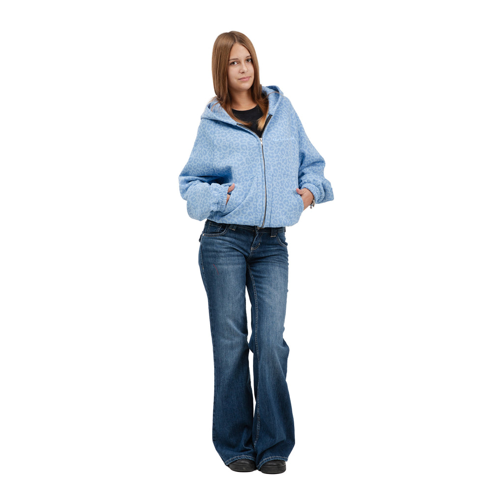 Bluza Zip CHEETS Błękitna