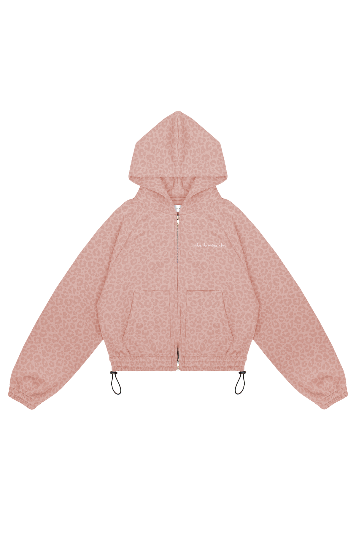 Bluza Zip CHEETS Zgaszony Róż