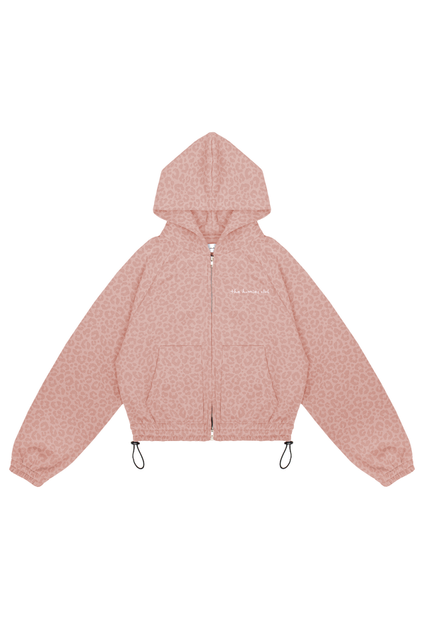 Bluza Zip CHEETS Zgaszony Róż