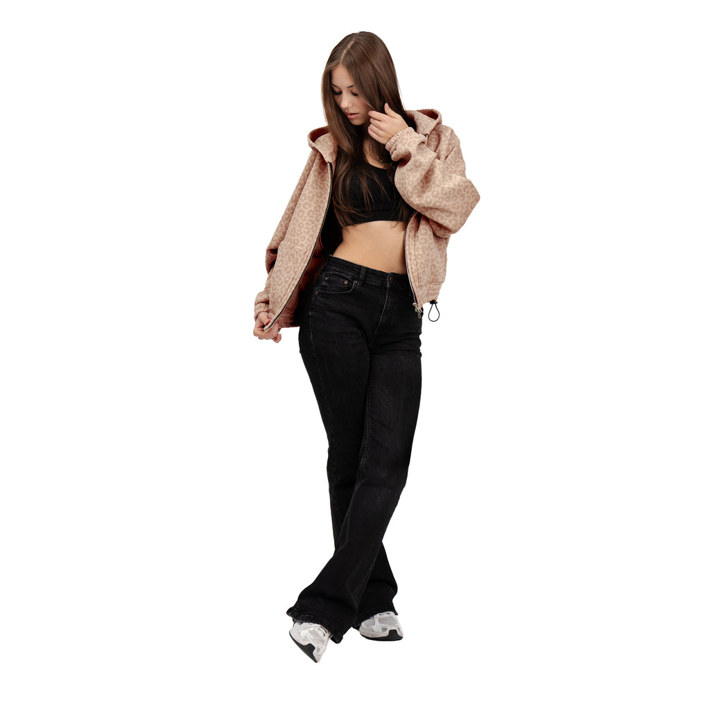 Bluza Zip CHEETS Karmel