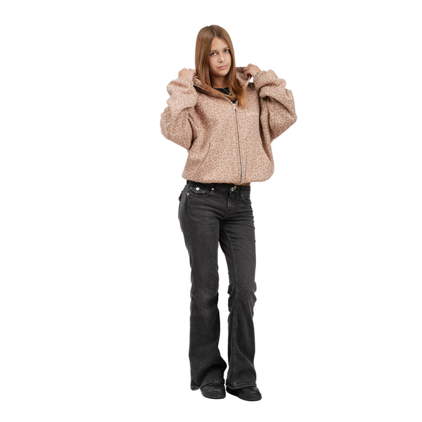 Bluza Zip CHEETS Karmel