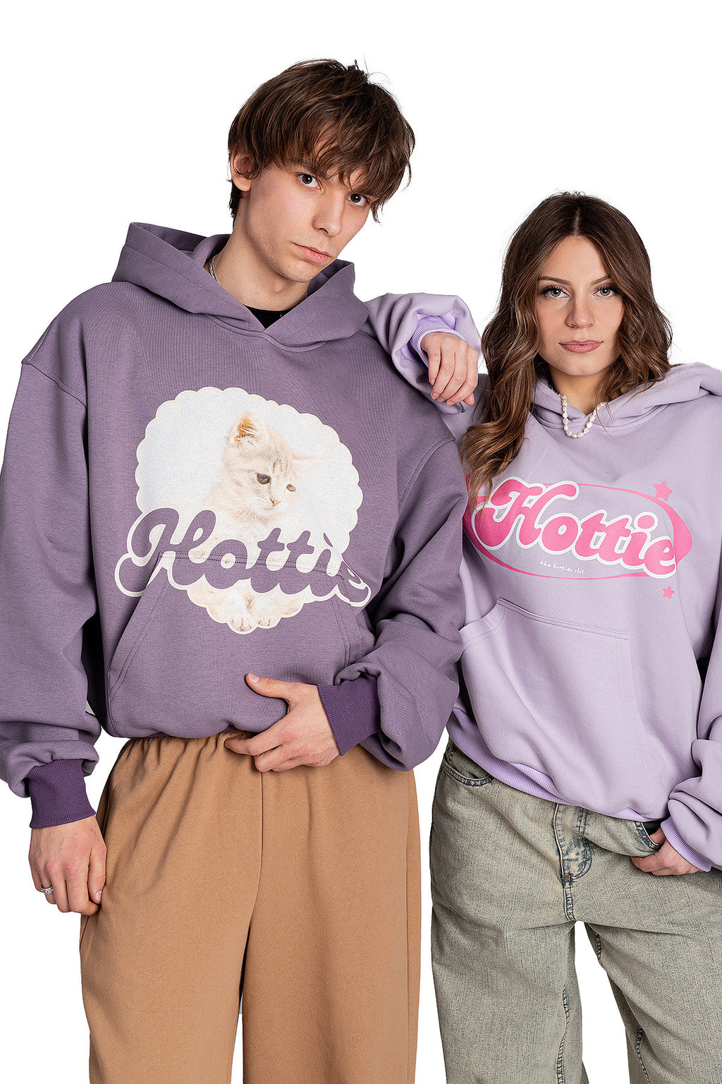 Kapuzenpullover Hottie Lila