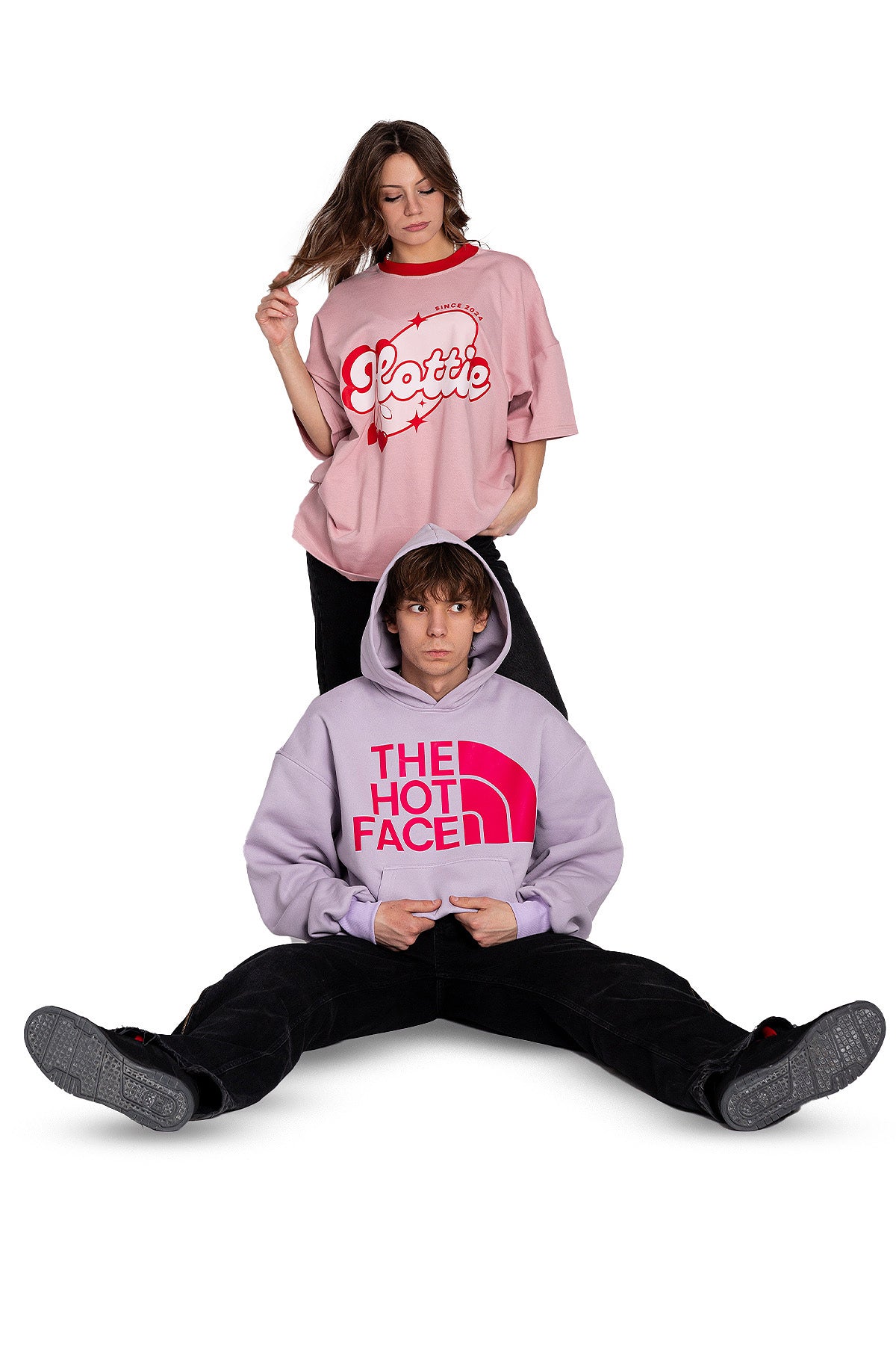 Bluza The Hot Face Liliowa