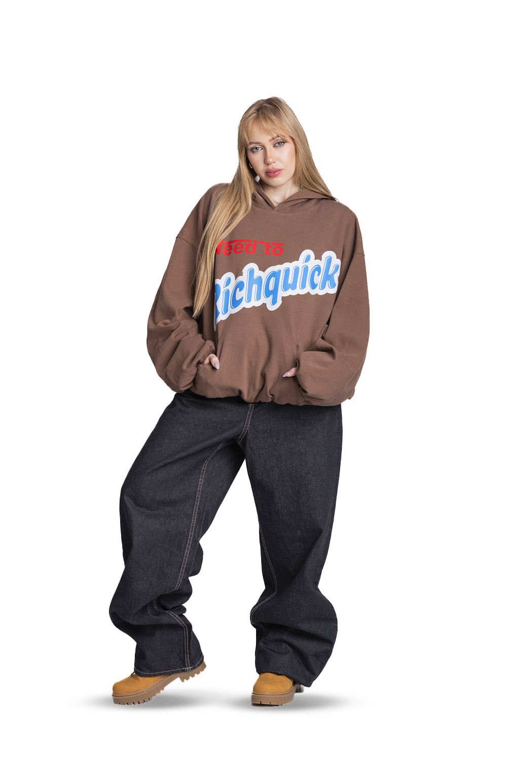 Bluza Need To Richquick Brązowa