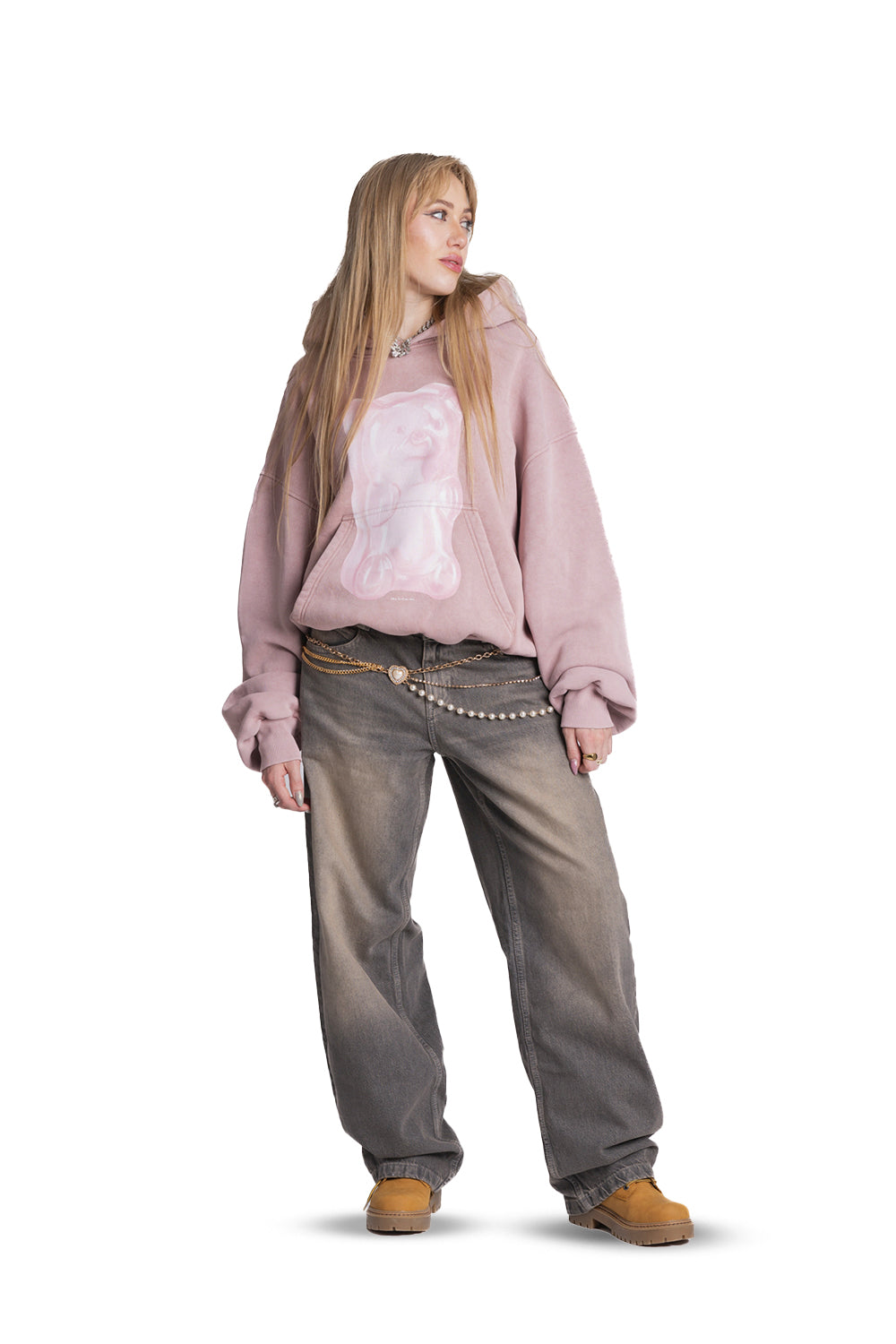 Gummy Bear Hoodie Rosa