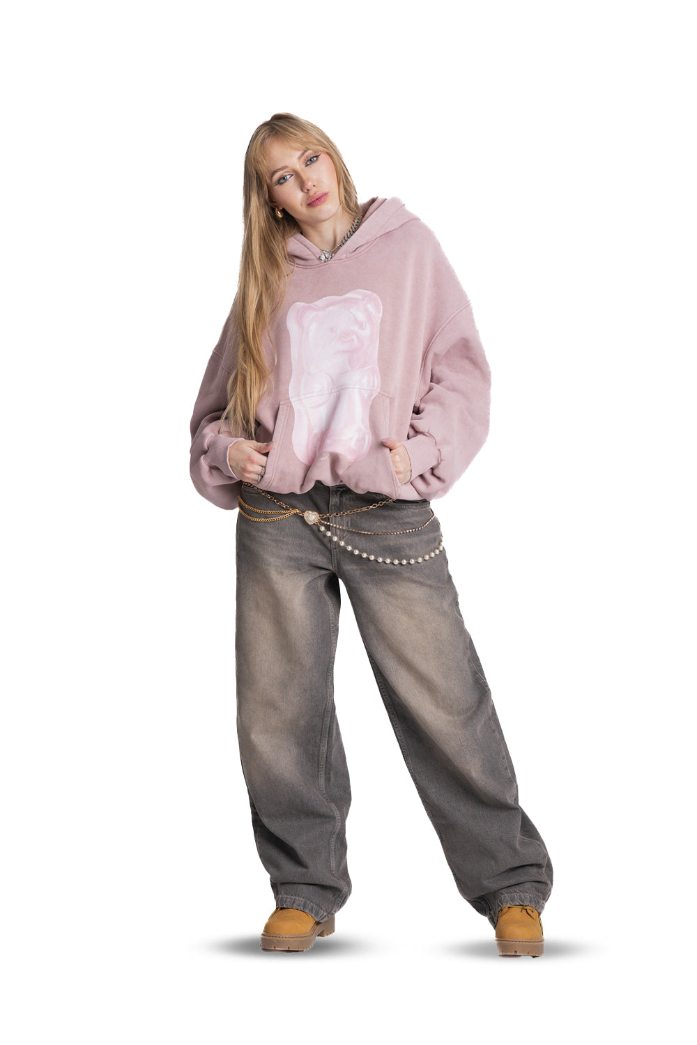 Gummy Bear Hoodie Rosa
