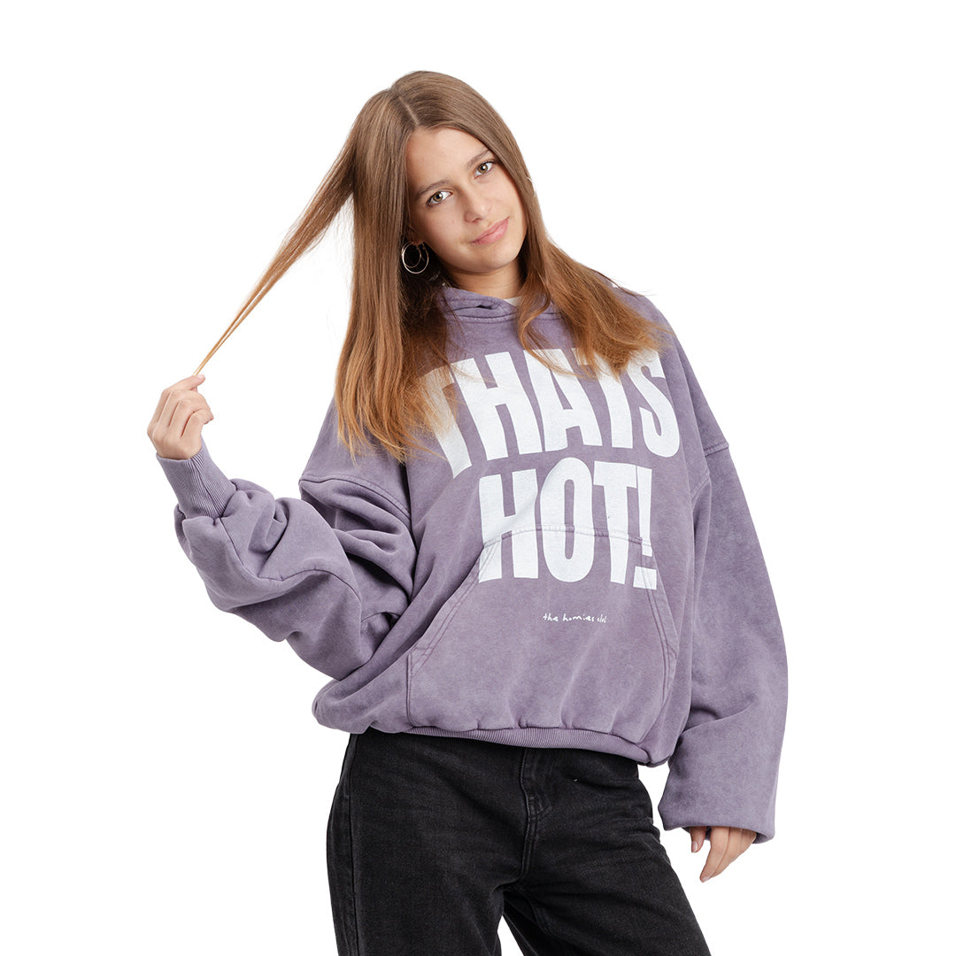 Bluza Thats Hot! Fiolet Washed