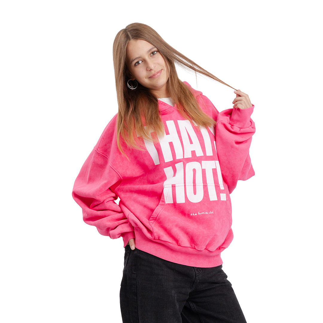 Bluza Thats Hot! Fuksja Washed