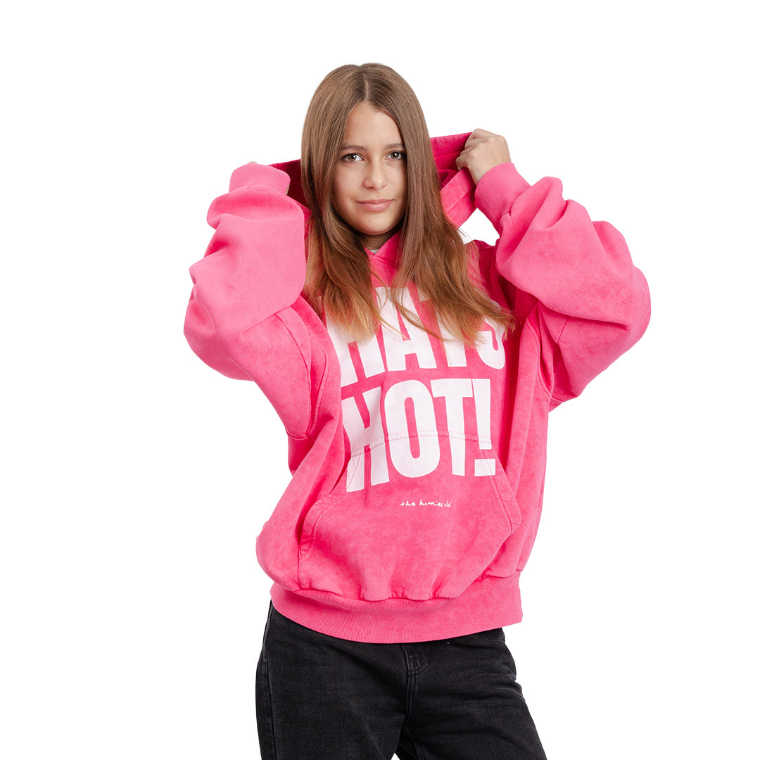 Bluza Thats Hot! Fuksja Washed
