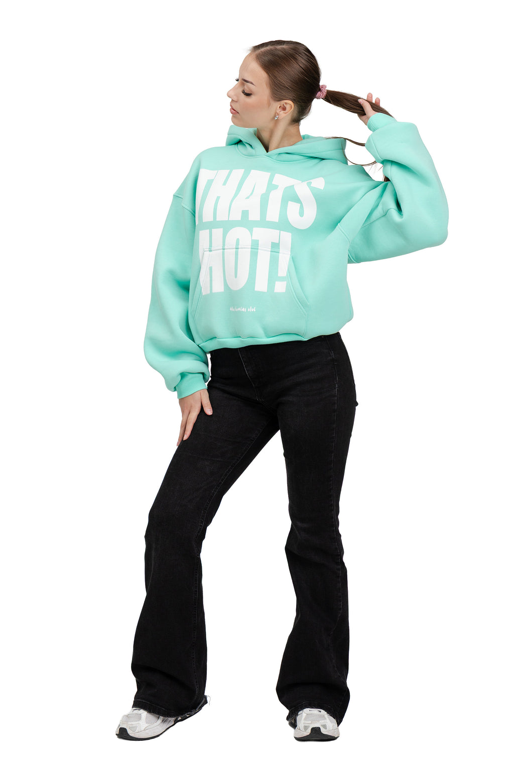 Bluza Hoodie Thats Hot Tiffany Blue