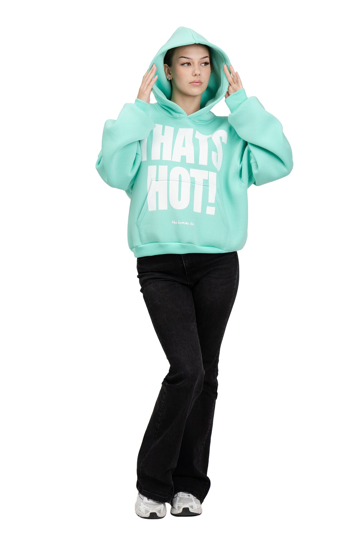Bluza Hoodie Thats Hot Tiffany Blue