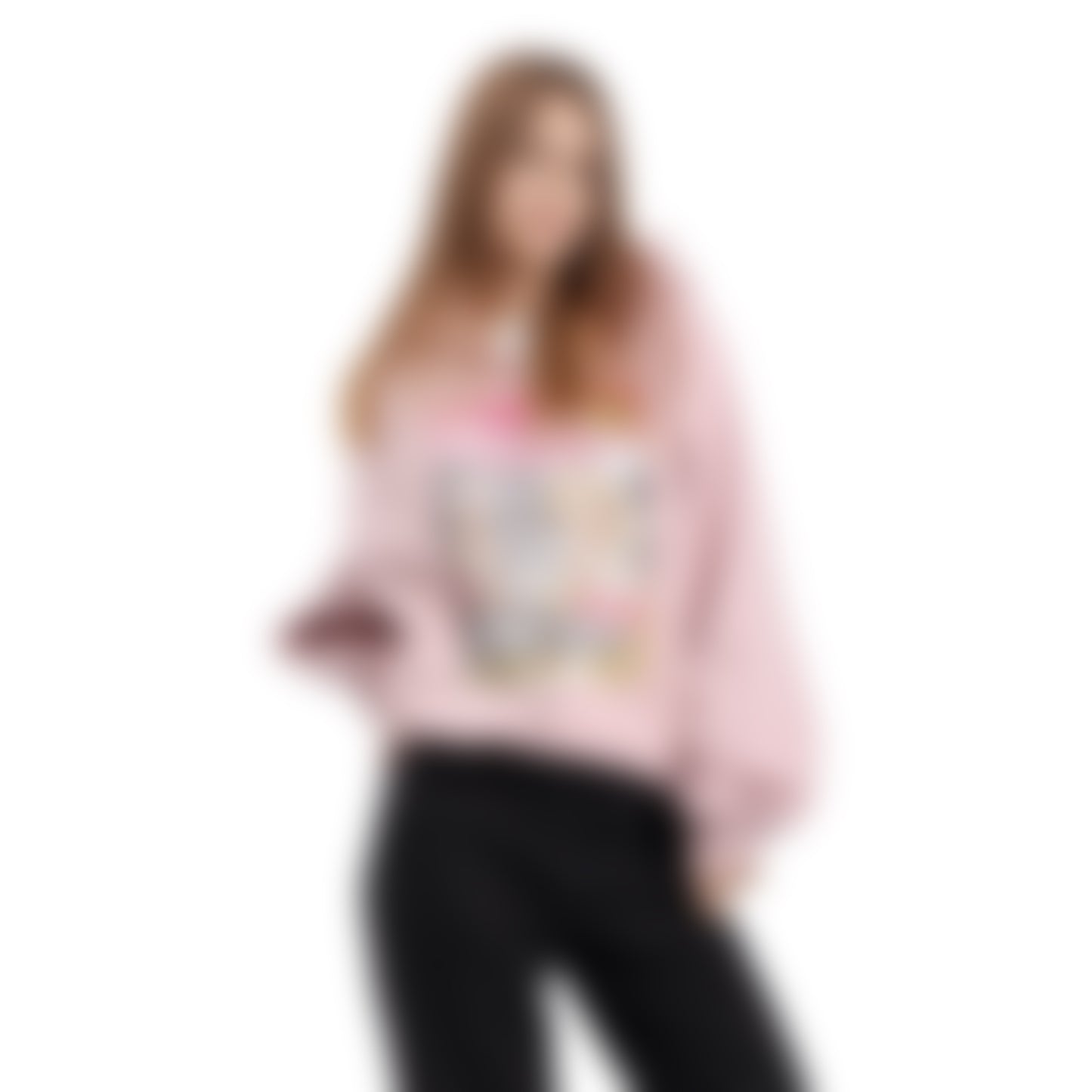 Bluza Zip Paris Różowa