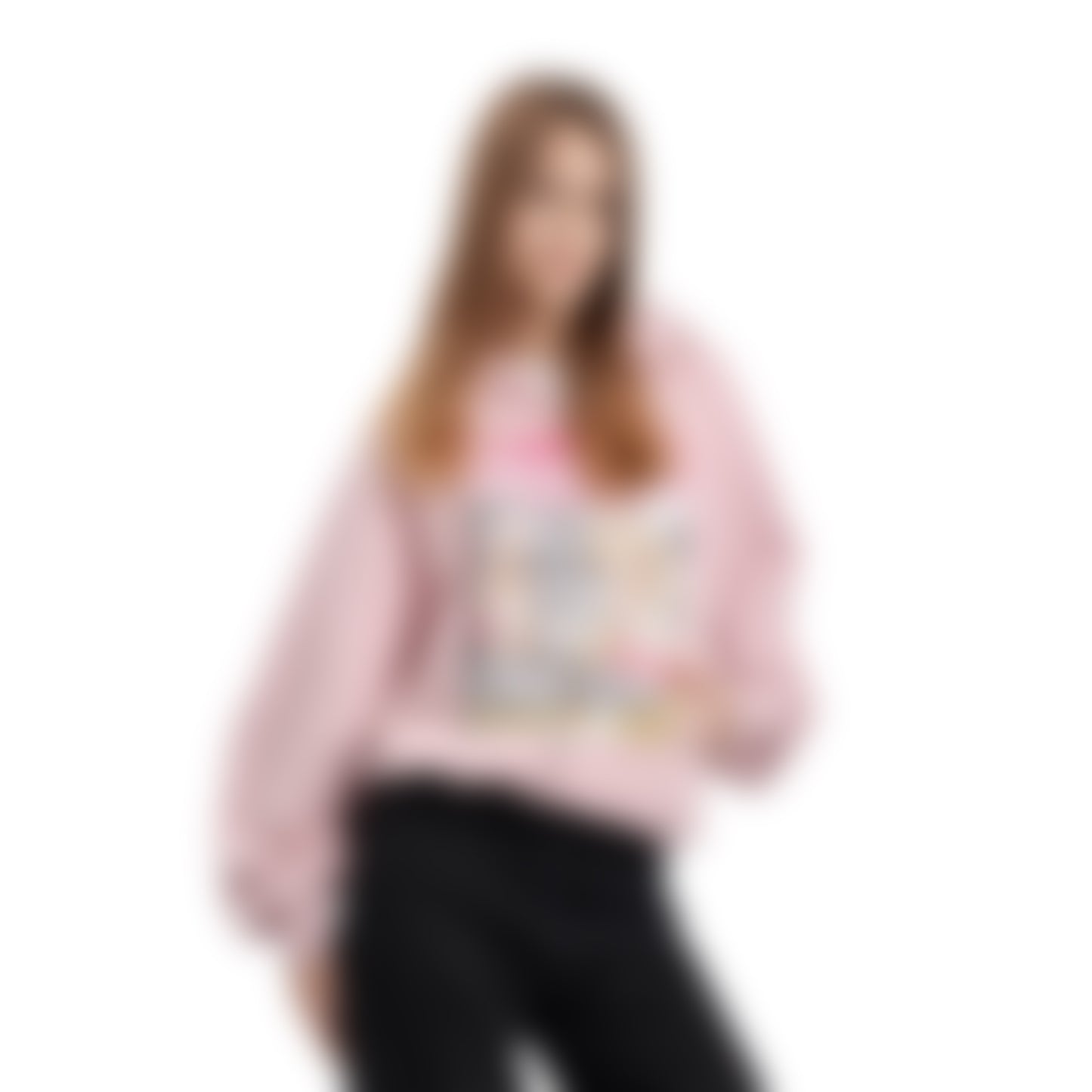 Bluza Zip Paris Różowa